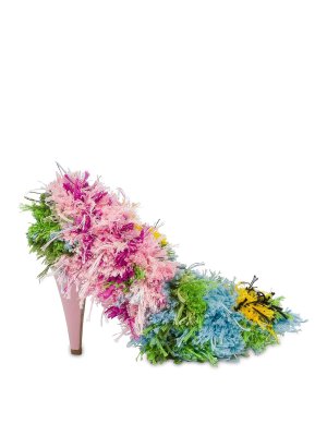 MOSCHINO: court shoes - Flower Power Pump