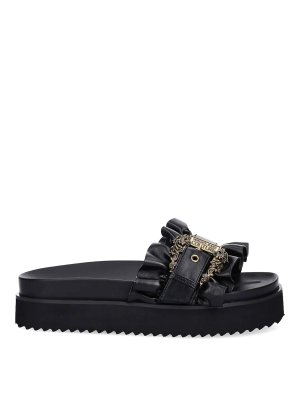 VERSACE JEANS: sandals - Arizona Rouche Sandal