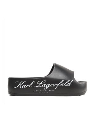 KARL LAGERFELD: Sandales - Sandales - Noir