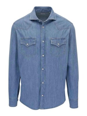 BRUNELLO CUCINELLI: shirts - Denim Shirt