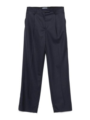 PRADA: casual trousers - Pinstriped Pants
