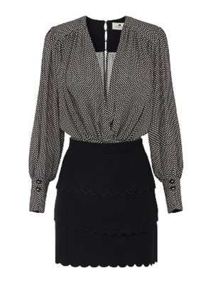 ELISABETTA FRANCHI: Vestidos media pierna - Vestido Midi - Negro