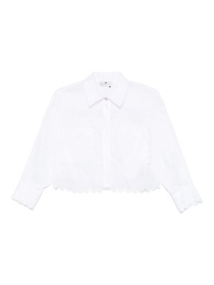 ELISABETTA FRANCHI: シャツ - シャツ - 白
