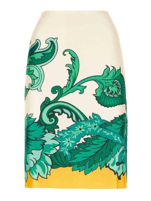 ETRO: Knee length skirts & Midi - Silk Midi Skirt