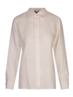 Max Mara: shirts - Light Linen Shirt
