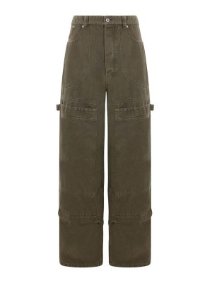 OFF-WHITE: bootcut jeans - Off-White Wide League Cargo Jeans
