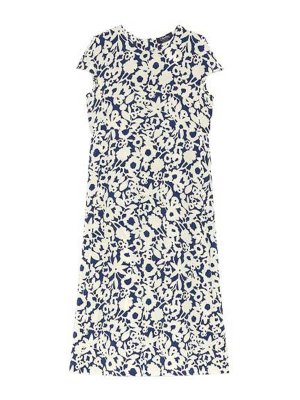S MAX MARA: maxi dresses - Long Dress In Printed Crepe Gisella