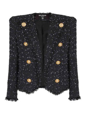 Balmain: Chaquetas casual - Chaqueta Casual - Negro
