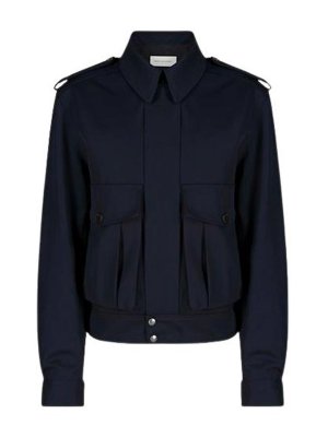 DRIES VAN NOTEN: casual jackets - Wool Gabardine Jacket