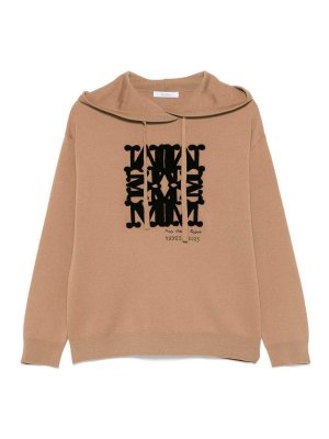 Max Mara: Sweatshirts & Sweaters - Wool Yarn Sweatshirt