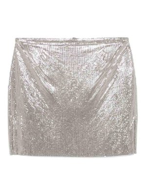 RABANNE: Miniröcke - Minirock - Silber