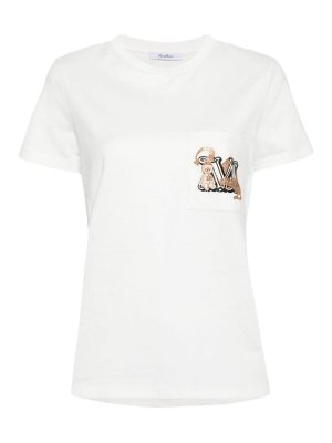 Max Mara: t-shirts - Cotton T-Shirt