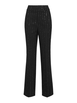 パンツ MAGDA BUTRYM Women Straight Pants 145725BLACK Black Magda Butrym Pf25 01 Pants - Black - Women | 145725BLACK