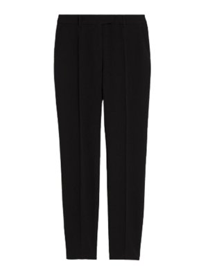 MAX MARA STUDIO: casual trousers - Straight Trousers In Technical Cady