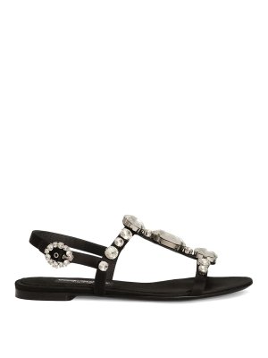DOLCE & GABBANA: Sandales - Sandales - Noir