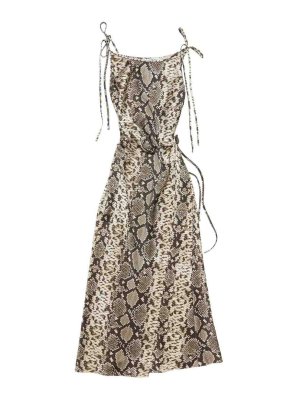 Acne Studios: maxi dresses - Printed Long Dress