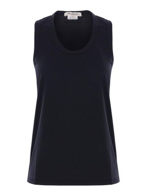 COMME DES GARCONS: Tops & Tank tops - Logo Jersey Tank Top
