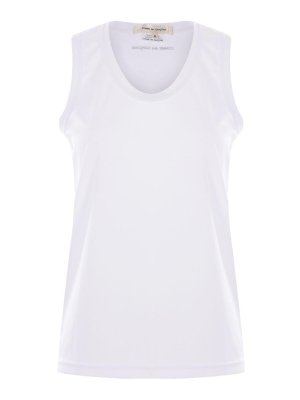 COMME DES GARCONS: Top e canotte - Top canotta di maglia logo