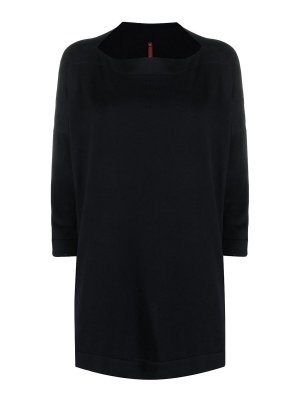 DANIELA GREGIS: Sweatshirts & Sweaters - Cotton Boat-Neck Sweater