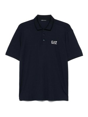 EA7 Emporio Armani: polo - Shirt polo logo