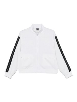 EA7 Emporio Armani: Sweatshirts & Sweaters - Logo Zipped Sweatshirt