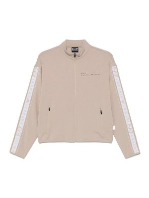 EA7 Emporio Armani: Sweatshirts und Pullover - Sweatshirt - Beige