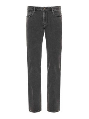 EMPORIO ARMANI: Jeans évasés - Jean Bootcut - Gris