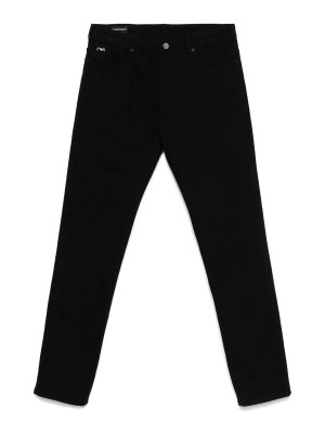 EMPORIO ARMANI: bootcut jeans - Denim Cotton Jeans