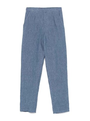 EMPORIO ARMANI: casual trousers - Linen Trousers