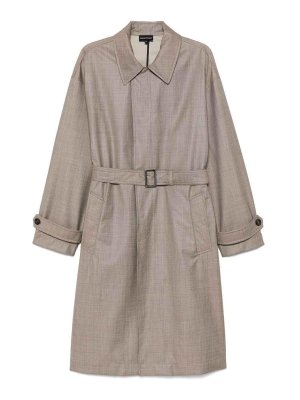 EMPORIO ARMANI: Manteaux courts - Manteau Court - Beige