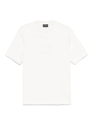EMPORIO ARMANI: t-shirts - Logo Cotton T-Shirt