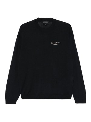 EMPORIO ARMANI: crew necks - Wool Blend Sweater