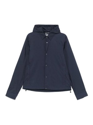 EMPORIO ARMANI: casual jackets - Nylon Hooded Jacket