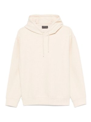 EMPORIO ARMANI: Felpe e maglie - Con cappuccio del logo allover