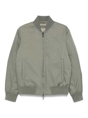 EMPORIO ARMANI: giacche bomber - Giacca da bomber jacquard in nylon