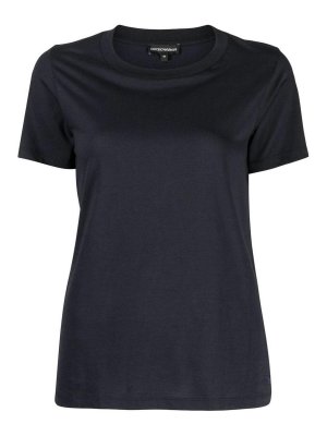 EMPORIO ARMANI: t-shirts - Logo Cotton T-Shirt