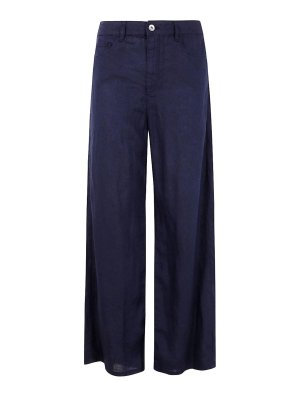 EMPORIO ARMANI: Pantalons casual - Pantalons Décontractés - Bleu