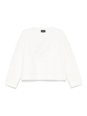 EMPORIO ARMANI: Sweatshirts & Sweaters - Logo Cotton Sweatshirt