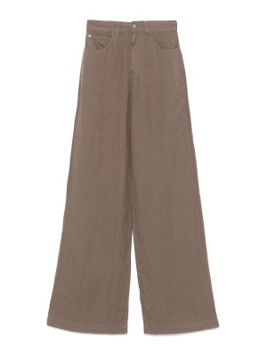 EMPORIO ARMANI: Pantalons casual - Pantalons Décontractés - Marron