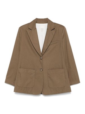 EMPORIO ARMANI: short coats - Cotton Caban Coat