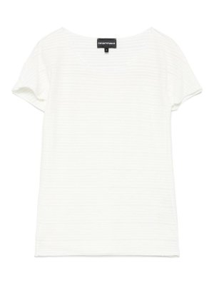 EMPORIO ARMANI: t-shirts - Striped T-Shirt