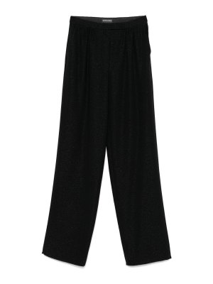 EMPORIO ARMANI: カジュアルトラウザー - カジュアルパンツ - 黒