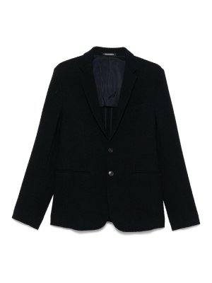 EMPORIO ARMANI: casual jackets - Wool Single-Breasted Jacket