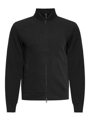 EMPORIO ARMANI: Felpe e maglie - Felpa con zip di cotone
