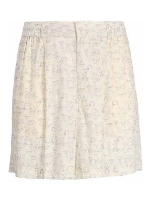 EMPORIO ARMANI: pantaloni shorts - Shorts Bermuda del logo allover