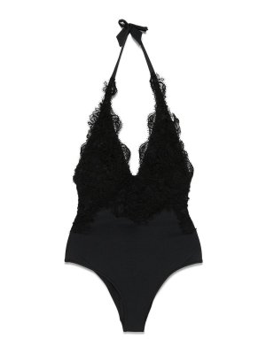 ERMANNO SCERVINO: one-piece - Lace Detail Swimsuit