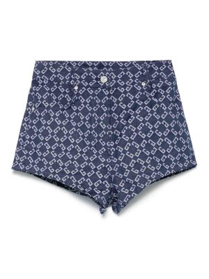 GIVENCHY: Hosen Shorts - Shorts - Blau