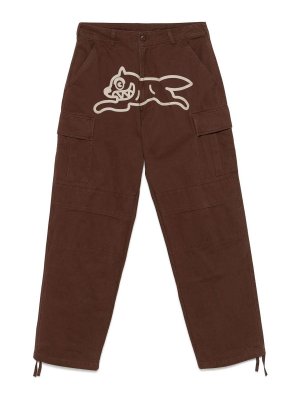 ICECREAM: casual trousers - Running Dog Cargo Trousers