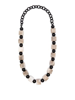 EMPORIO ARMANI: Collier - Colliers - Noir