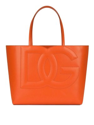 DOLCE & GABBANA: Bolsos Shopping - Bolso Shopping - Naranja